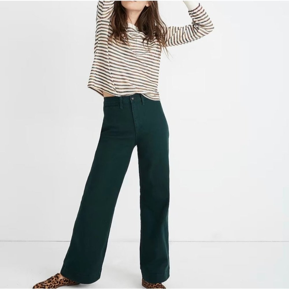 Madewell Emmett Wide Leg Pants Women’s 26 High Waist